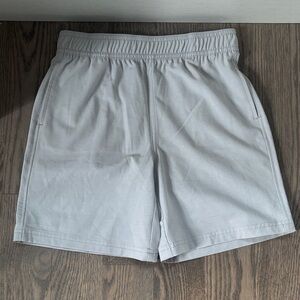 Faherty Kids Light Gray All Day Shorts